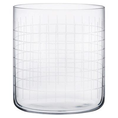 Nude Glass Finesse Grid Whisky SOF Glass Set of 4 - Color: Clear - 64009-10