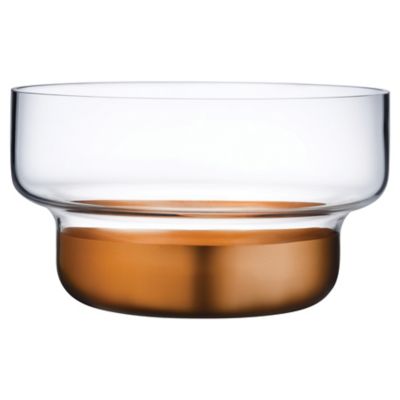 Nude Glass Contour Copper Bowl - Size: Medium - 28435-1075298