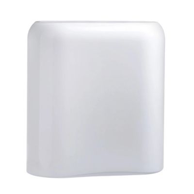 Nude Glass Layers Medium Vase in White