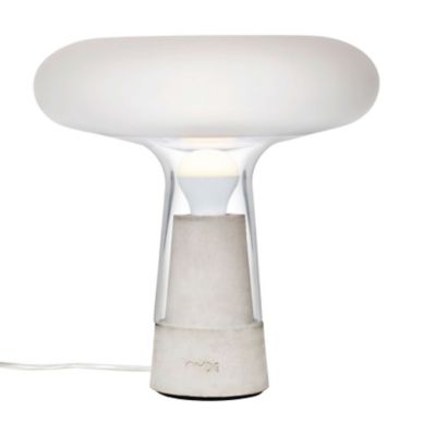 Nude Glass Orion Table Lamp in Grey