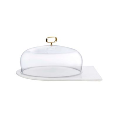 Nude Glass Cupola Cake Dome - Color: Clear - Size: Medium - 28534-1086058