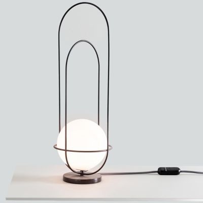 A-N-D Orbit LED Table Lamp - Color: Matte - Size: 1 light - ORB-T-BK-120