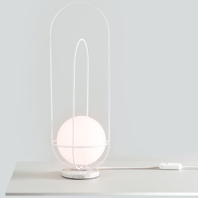 A-N-D Orbit LED Table Lamp - Color: Matte - Size: 1 light - ORB-T-WH-120