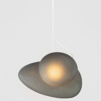 A-N-D Pebble LED Pendant Light - Color: Grey - Size: 2 light - PEB-P-B-SL-D