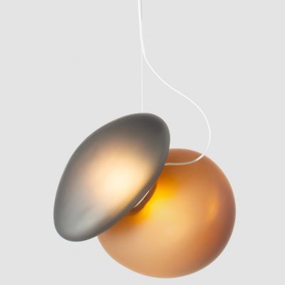 A-N-D Pebble LED Pendant Light - Color: Yellow - Size: 2 light - PEB-P-A-CI