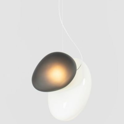 A-N-D Pebble LED Pendant Light - Color: Cream - Size: 2 light - PEB-P-A-PL-