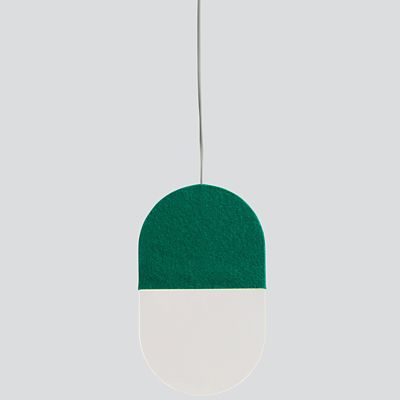 A-N-D Slab 20 LED Mini Pendant Light - Color: Green - SLA-20-P-GRN-27-ELV-1