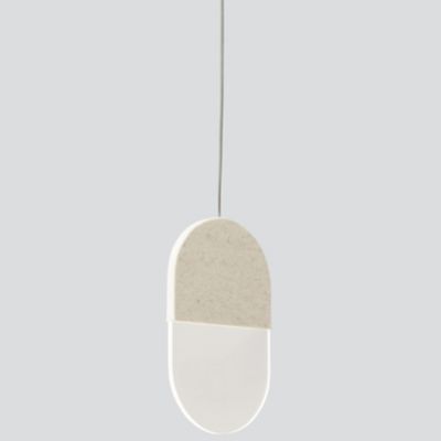 A-N-D Slab 20 LED Mini Pendant Light - Color: White - SLA-20-P-WWH-27-ELV-1