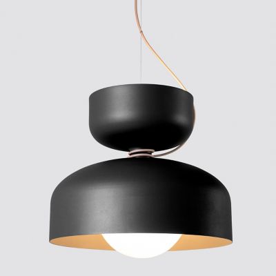 A-N-D Spotlight Volumes E Series LED Pendant Light - Color: Black - Size: B