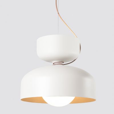 A-N-D Spotlight Volumes E Series LED Pendant Light - Color: White - Size: B