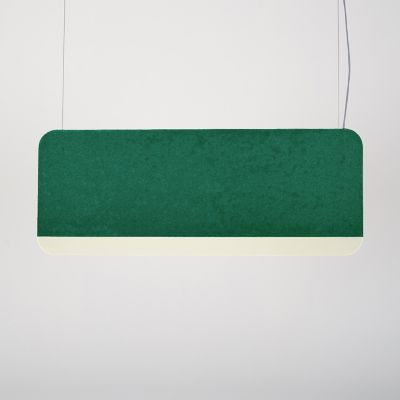 A-N-D Slab LED Linear Chandelier Light - Color: Green - Size: 35 In - SLA-9