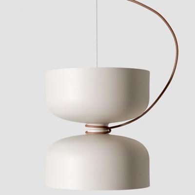 A-N-D Spotlight Volumes B Series LED Pendant Light - Color: White - SPO-P-B