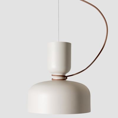 A-N-D Spotlight Volumes B Series LED Pendant Light - Color: White - SPO-P-B