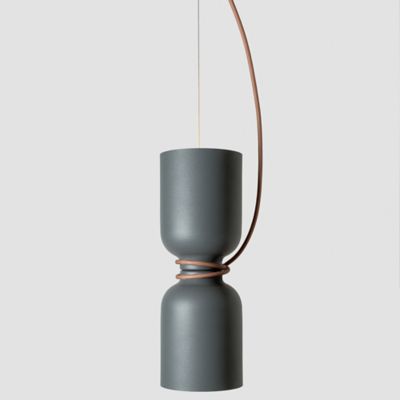 A-N-D Spotlight Volumes C Series LED Pendant Light - Color: Grey - SPO-P-C-