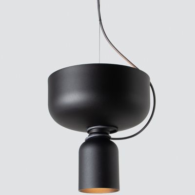 A-N-D Spotlight Volumes C Series LED Pendant Light - Color: Black - SPO-P-C