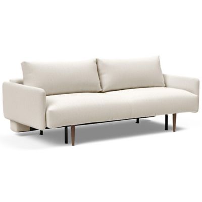 Innovation Living Frode Sofa - Upholstered Arms - Color: White - 95-7420485