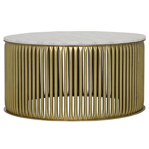 Lenox Coffee Table - Color: Brass - Noir GTAB1008MB