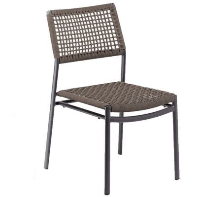 Alder & Ore Borba Outdoor Side Chair - Set of 4 - Color: Black