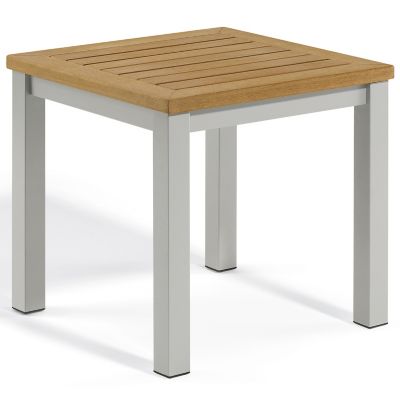 Oxford Garden Travira Outdoor End Table - Color: Brown - TVETN-PC.F