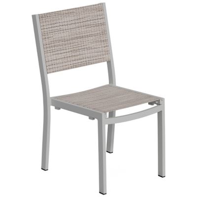 Alder & Ore Sela Sling Outdoor Side Chair - Set of 4 - Color: Black