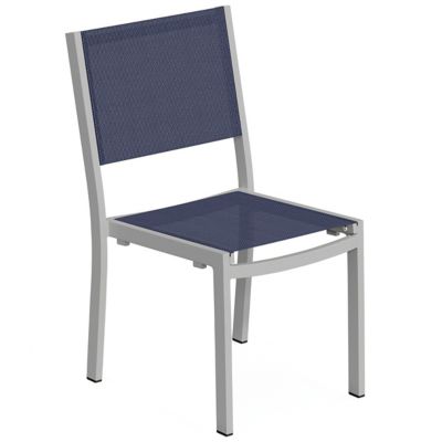 Alder & Ore Sela Sling Outdoor Side Chair - Set of 4 - Color: Grey