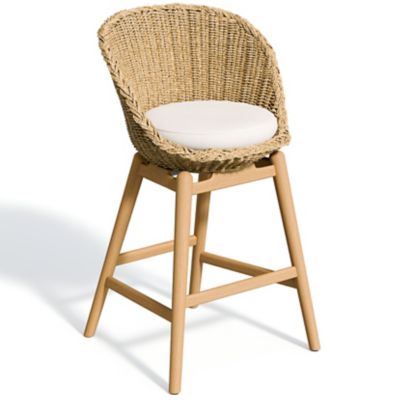 OXG2479145 Alder & Ore Douro Outdoor Bar Chair - Color: Brown sku OXG2479145