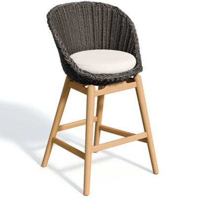 OXG2479146 Alder & Ore Douro Outdoor Bar Chair - Color: Black sku OXG2479146