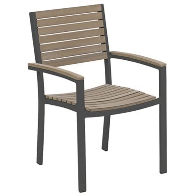 Alder & Ore Sela Tekwood Outdoor Armchair - Set of 4 - Color: Brown