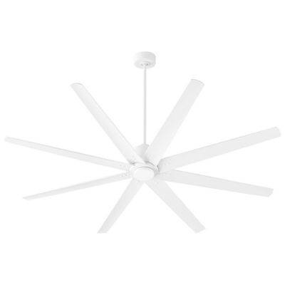 Fleet Ceiling Fan - Color: White - Number of Blades: 8 - Blade Color: White - Oxygen Lighting 3-108-6