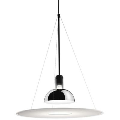 FLOS Lighting Frisbi Suspension - Color: Black - FU250030