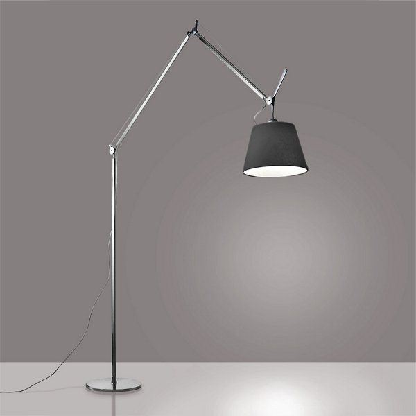 Tolomeo Mega Floor Lamp - Color: Black - Size: 17"" - Artemide USC-TLM2111