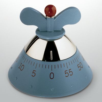 Alessi Kitchen Timer - Color: Blue - A09