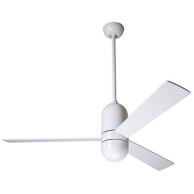 50 Modern Fan Company Cirrus Ceiling Fan in White, 3 Blades