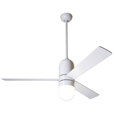 Modern Fan Company Cirrus DC Ceiling Fan - Color: White - Blade Color: Whit