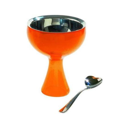 R026128 Alessi Big Love Ice Cream Bowl with Spoon - Color: sku R026128