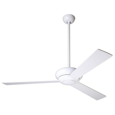 Modern Fan Company Altus Ceiling Fan - Color: White - Blade Color: Aluminum