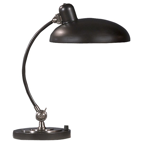 Robert Abbey Bruno Adjustable C Arm Desk Lamp - Color: Black - Size: 1 ligh