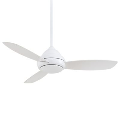 Minka Aire Concept I 52 In. LED Ceiling Fan - Color: White - Blade Color: W