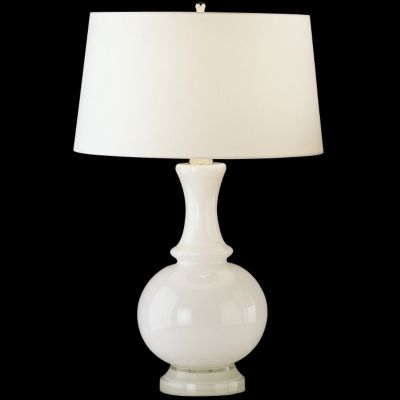 R029070 Robert Abbey Harriet Glass Table Lamp - Color: Whi sku R029070