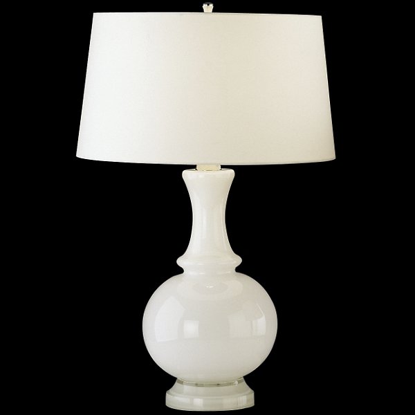 Robert Abbey Harriet Glass Table Lamp - Color: White - W3323
