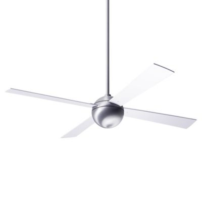 Modern Fan Company Ball Ceiling Fan - Color: Brushed Aluminum - Blade Color