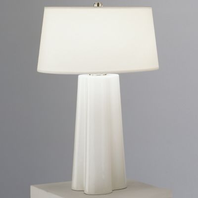 R028139 Robert Abbey Wavy Table Lamp - Color: White - 434 sku R028139