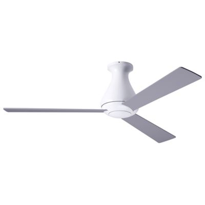 Modern Fan Company Altus Flushmount Ceiling Fan - Color: White - Blade Colo
