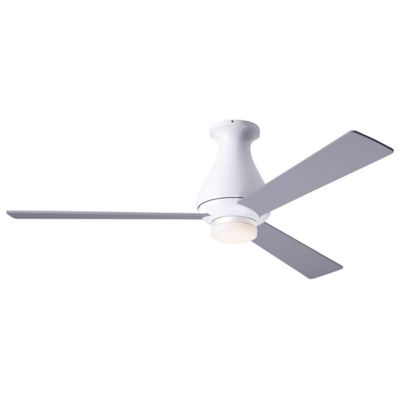 Modern Fan Company Altus Flushmount Ceiling Fan - Color: White - Blade Colo