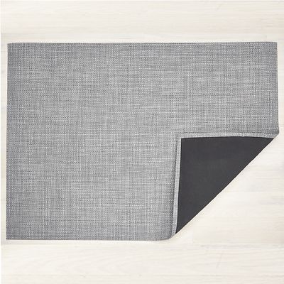 Chilewich Basketweave Floor Mat - Color: Grey - Size: 35 x 48 - 200446