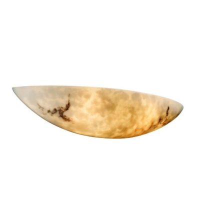 Justice Design Group LumenAria Large Sliver Wall Sconce - Color: Cream - Si