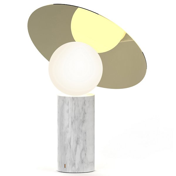 Pablo Lighting Bola LED Table Lamp - Color: Gold - Size: 1 light - BOLA-TBL