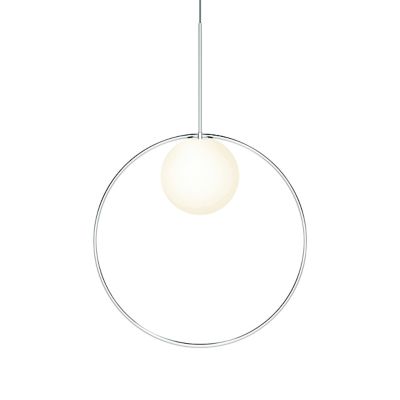 Pablo Lighting Bola Halo LED Pendant Light - Color: Silver - Size: Large - 