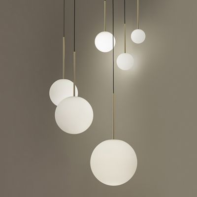 Bola Sphere LED Multi-Light Pendant with Small Canopy