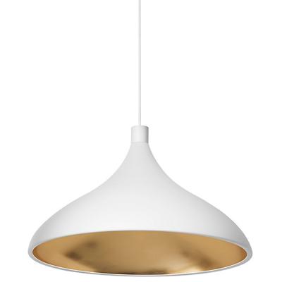 Swell Wide Pendant (White with Brass/XL) - OPEN BOX RETURN